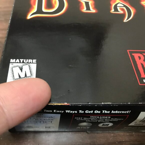 Diablo Big Box 1996 *MISSING MANUAL* PC CD ROM Windows 95 Retro 90's Gaming - Picture 5 of 16